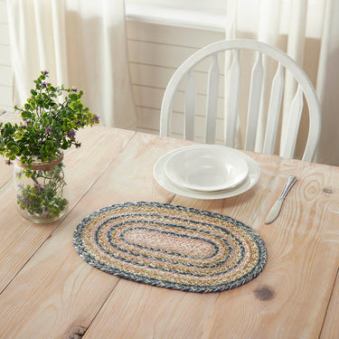Kaila Jute Braided Oval Placemat 10